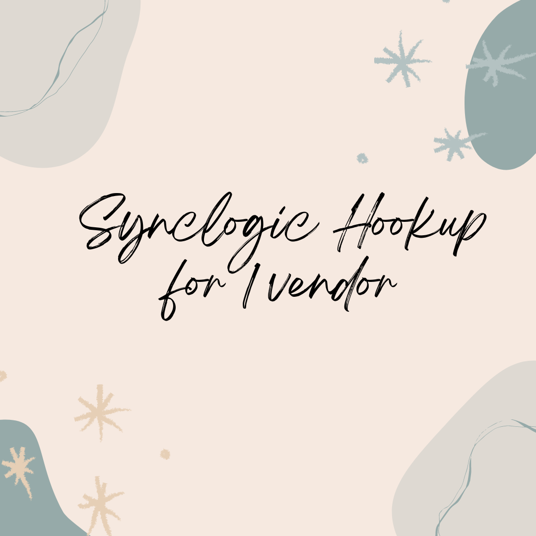 Synclogic Hookup for 1 Vendor