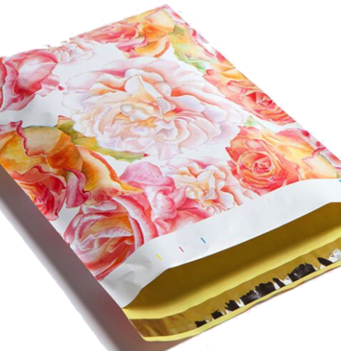 Watercolor Blossoms 10x13 Polymailer