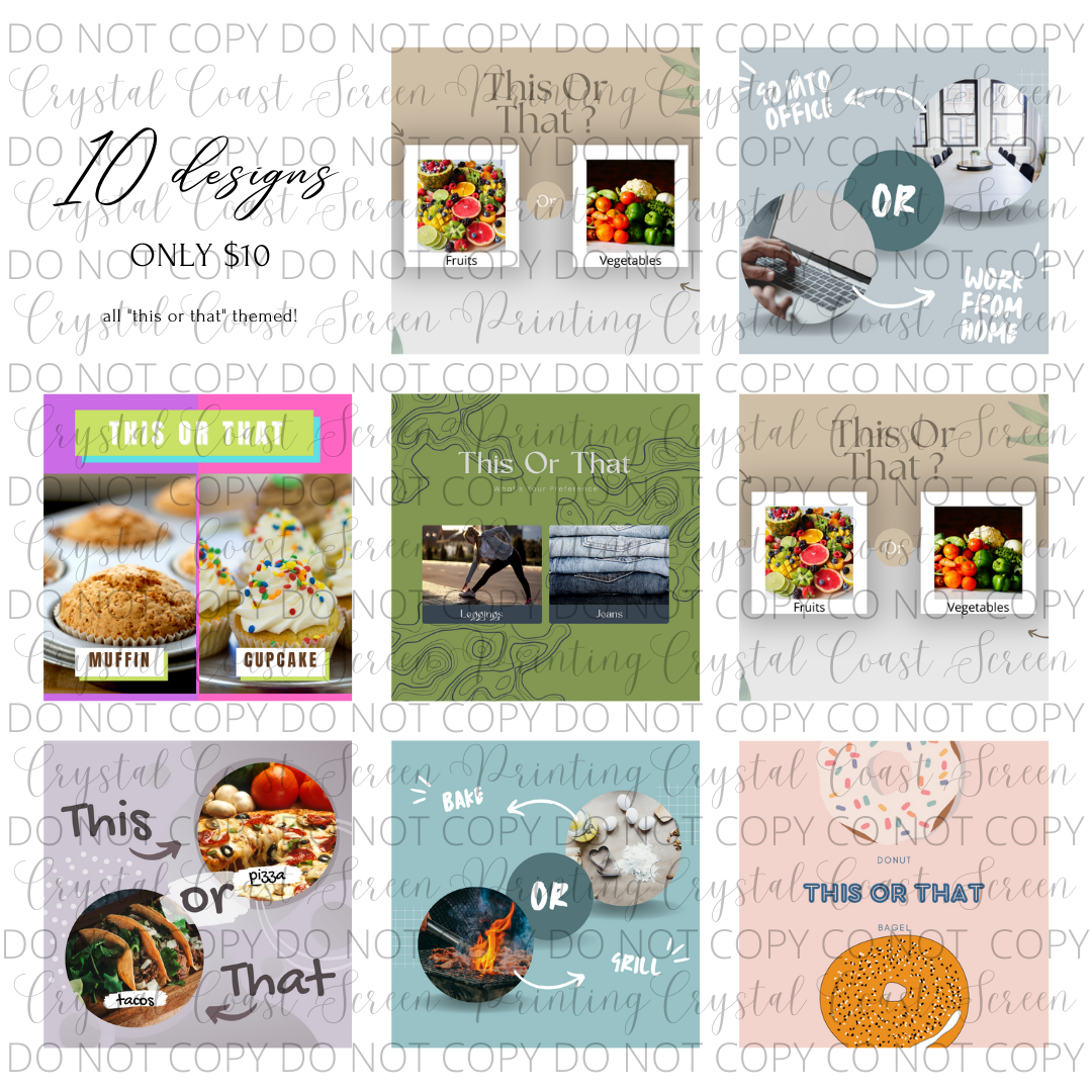 This or That Engagement Bundle