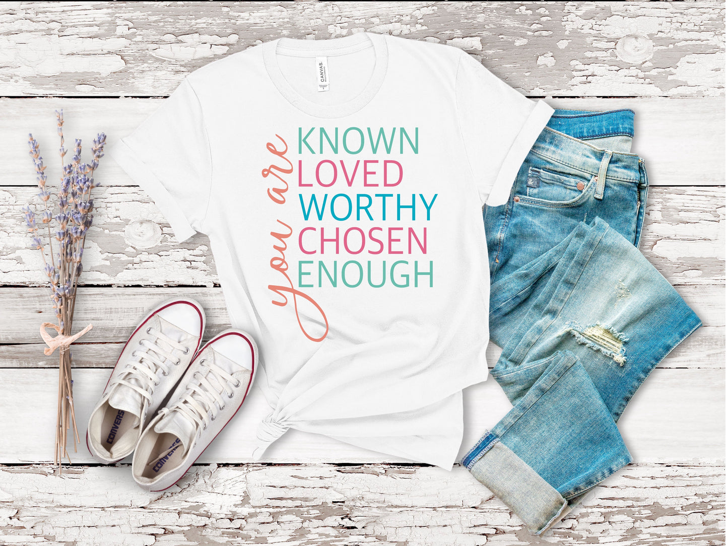 You are known loved worthy chosen enough full color