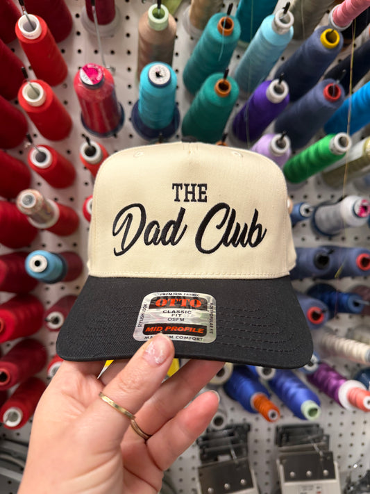 The Dad Club Embroidered Hat