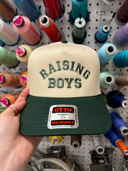 Raising Boys Embroidered Hat