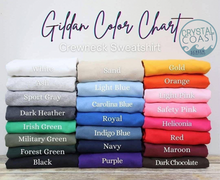 Load image into Gallery viewer, READY AFTER CHRISTMAS Coastal Merry Christmas Embroidered Crewneck Sweatshirt  -- use code LOCAL for local pickup. Buy 2+ and get $5 off EACH!!
