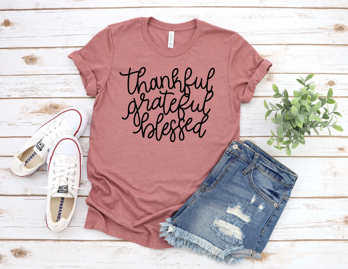 Thankful Grateful Blessed