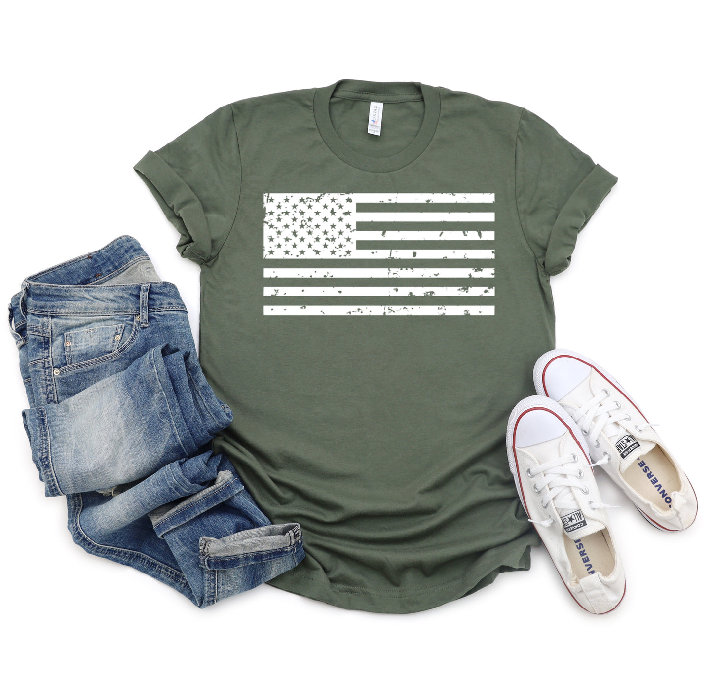 Distressed American Flag