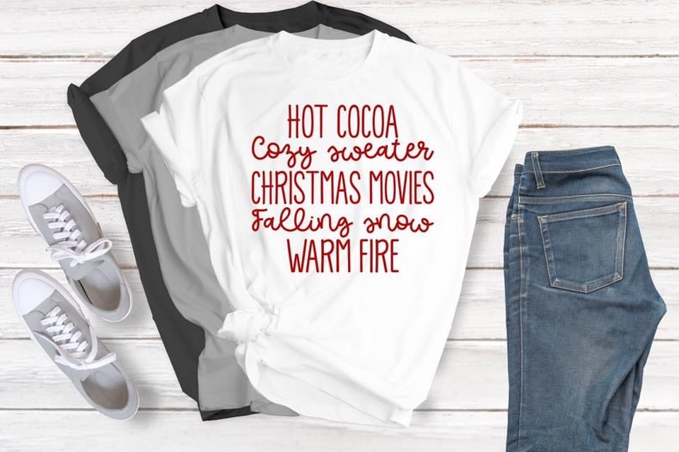 Hot Cocoa, Cozy Sweater, Christmas Movies