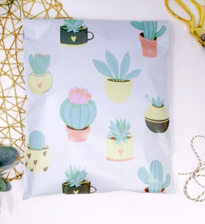 Succulents 10x13 Polymailer