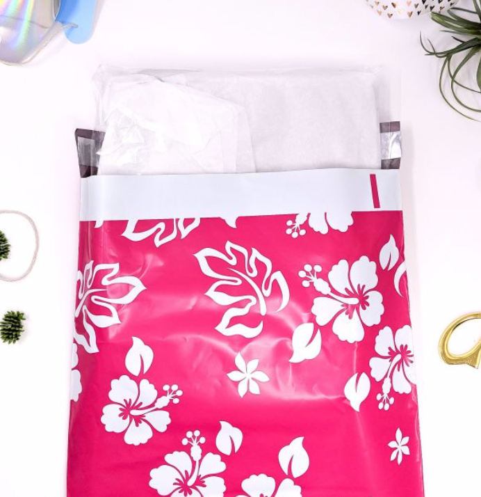 Pink Aloha 10x13 Polymailer