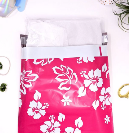 Pink Aloha 10x13 Polymailer