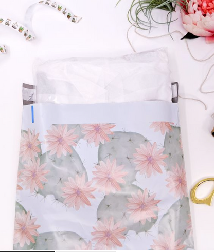 Flowering Cactus 10x13 Polymailer