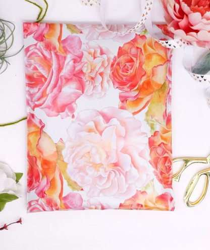 Watercolor Blossoms 10x13 Polymailer