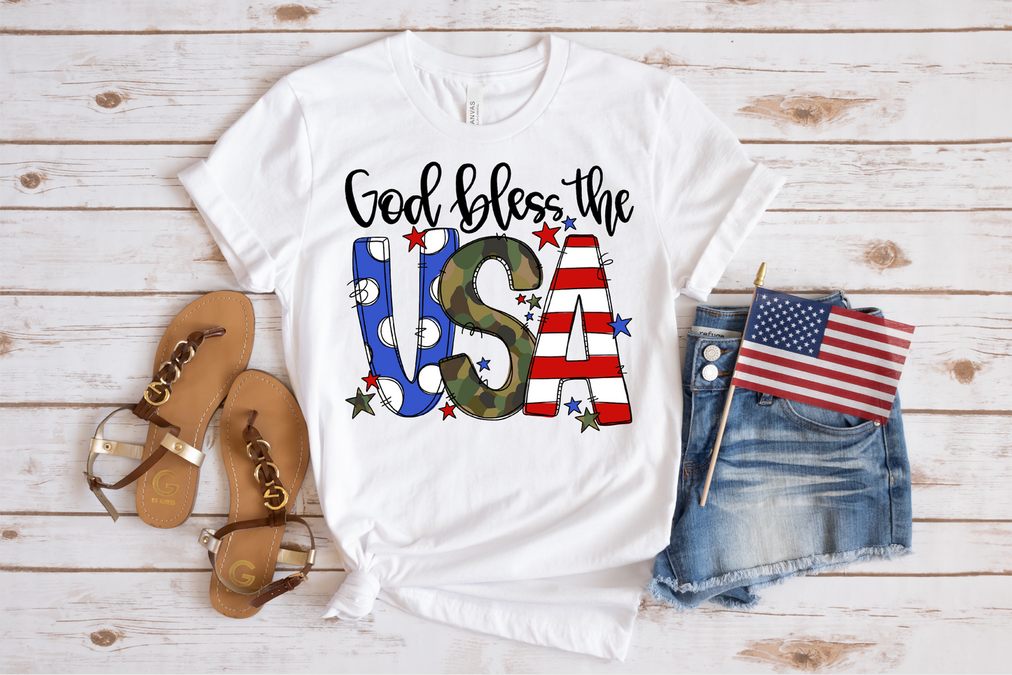 God Bless the USA Camo HIGH HEAT