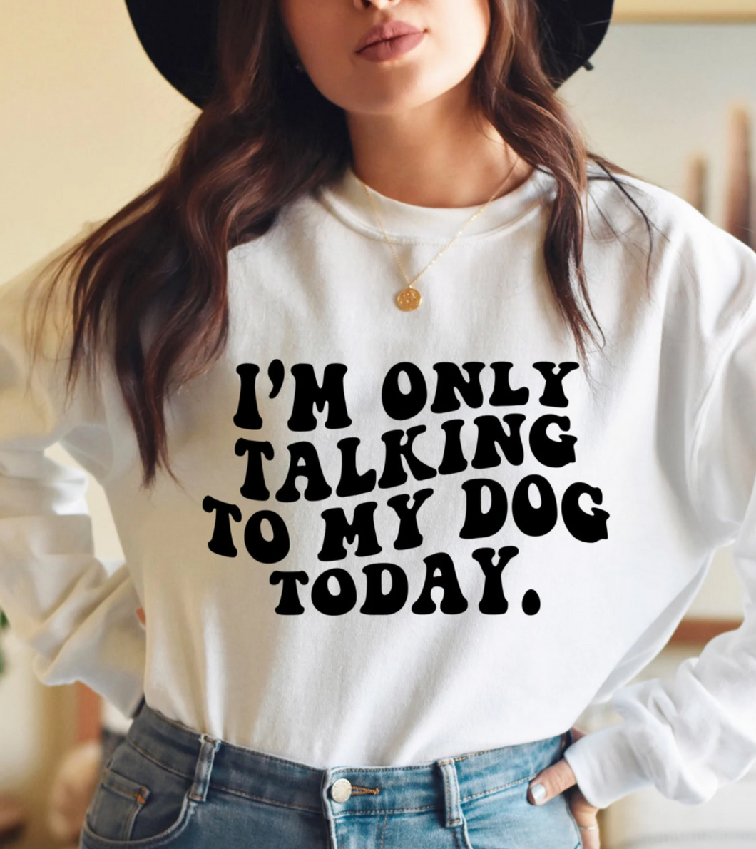 I'm Only Talking To My Dog Today