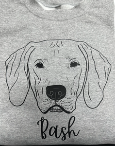 Custom Dog Sweatshirt/Tee/Long Sleeve