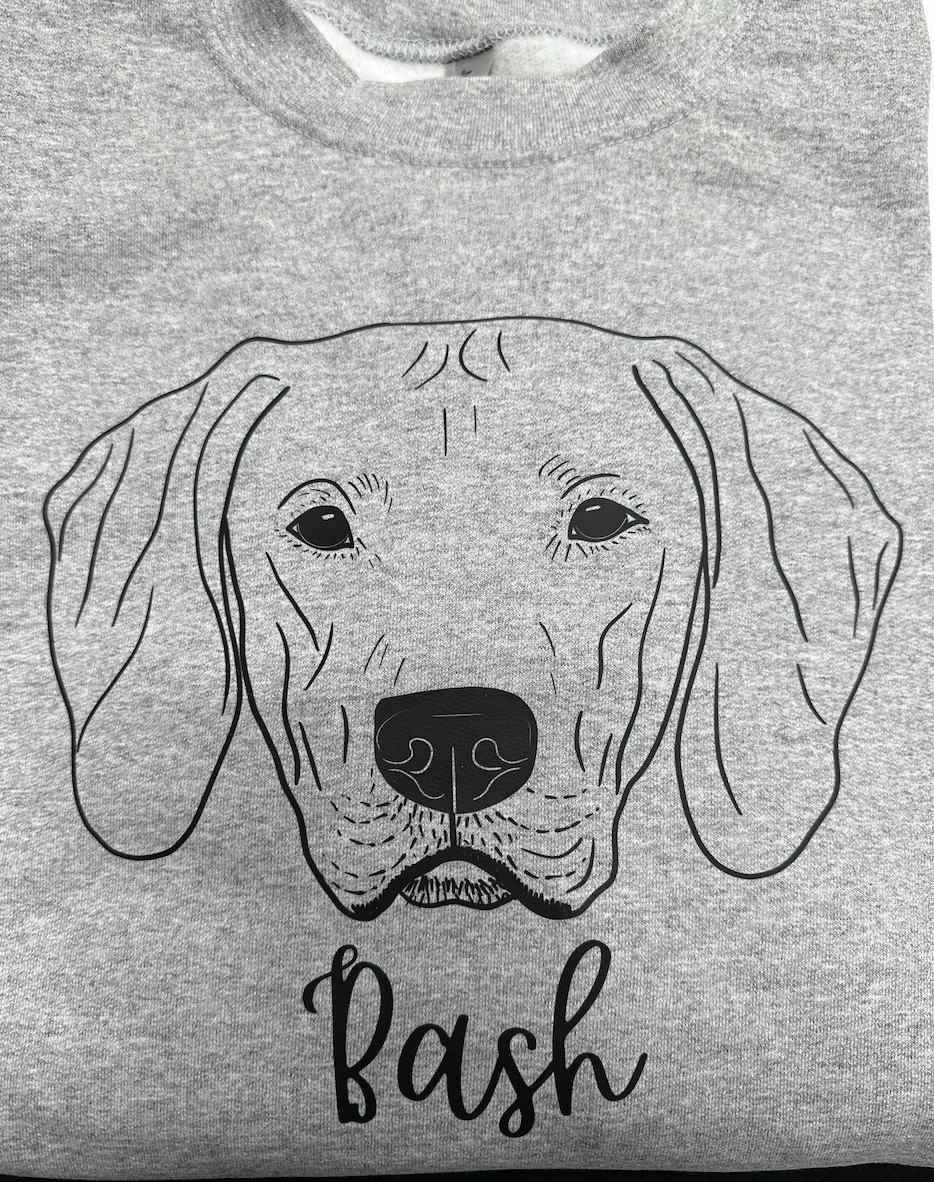 Custom Dog Sweatshirt/Tee/Long Sleeve