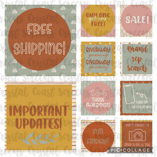 Boho Business Graphics Bundle