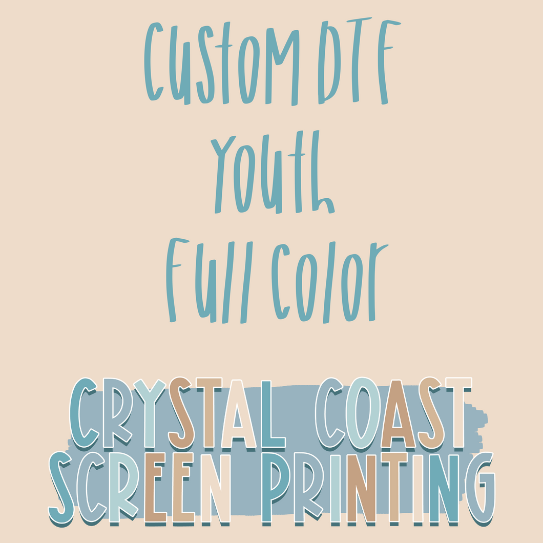 Custom Youth DTF Full Color