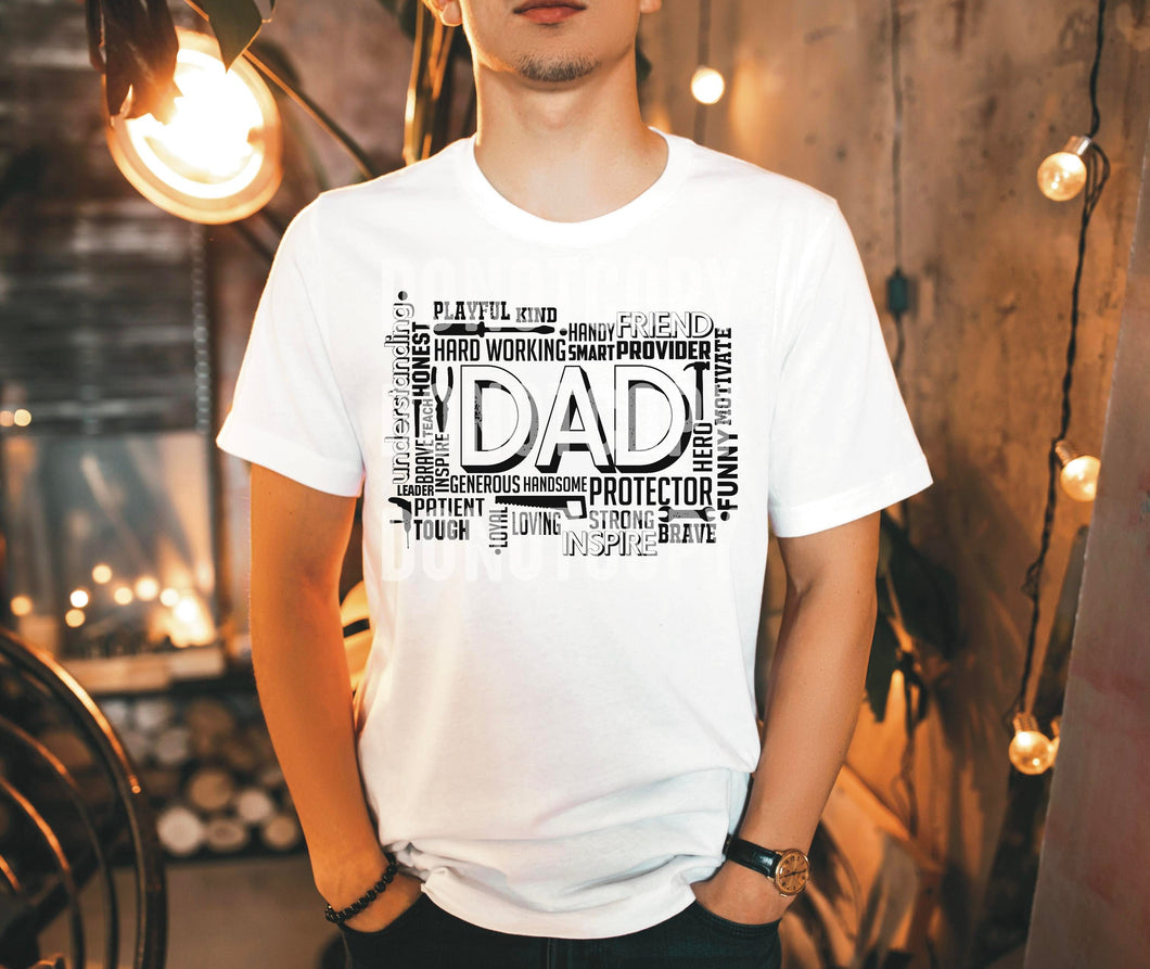 Dad Word Art