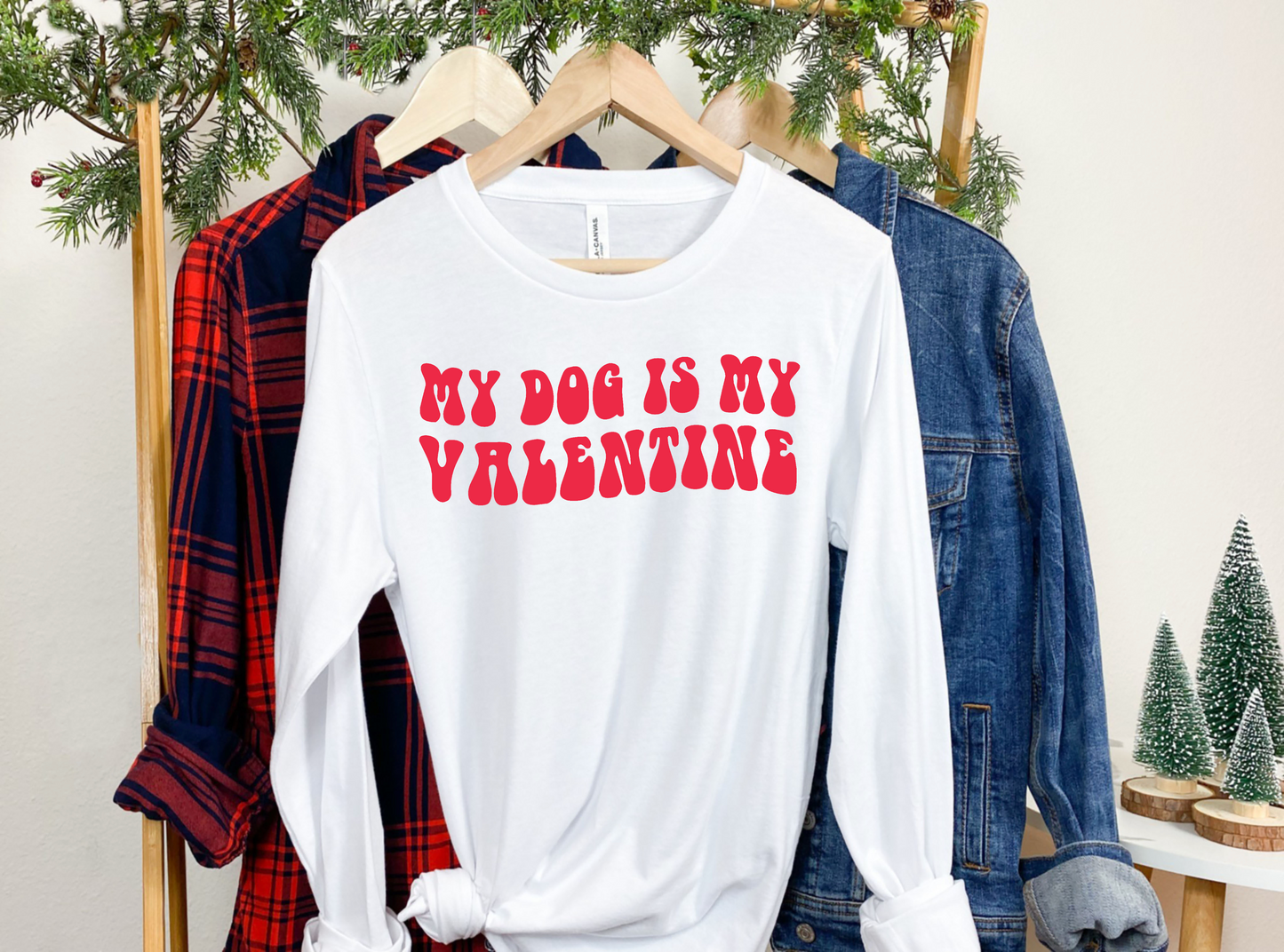 My dog is my valentine retro