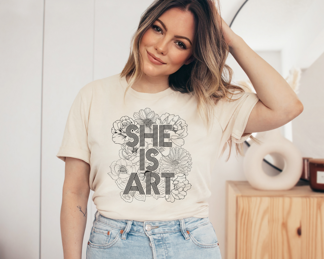 She is Art