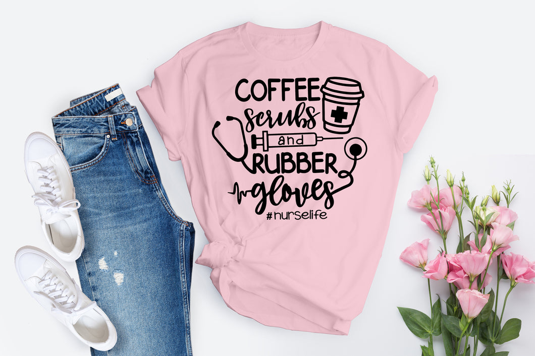 Coffee Scrubs & Rubber Gloves
