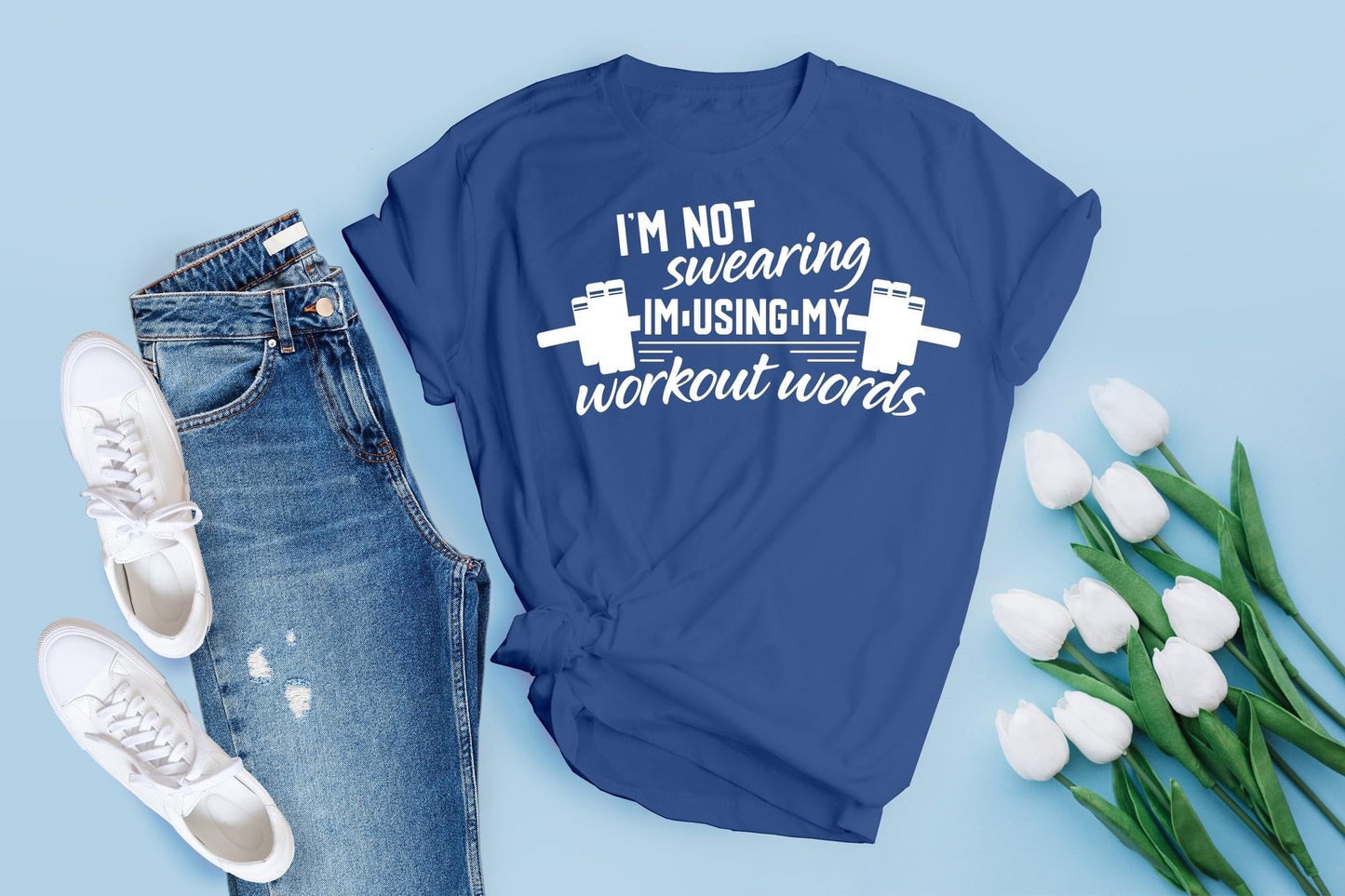 I’m not swearing I’m using my workout words